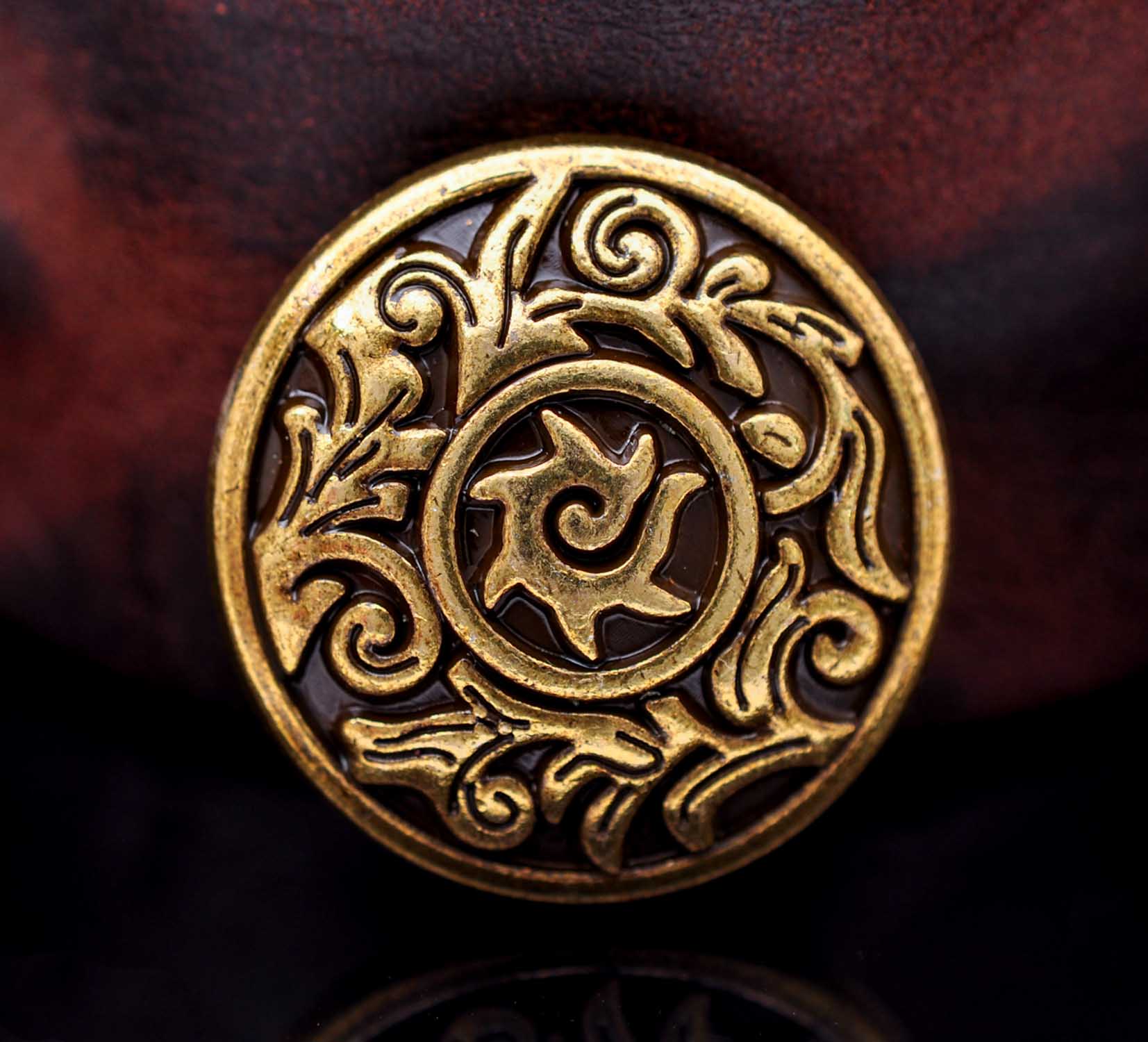 10 buah 31*30MM Trabal kuninga - Leatherwork Flowers ulasan dan harga