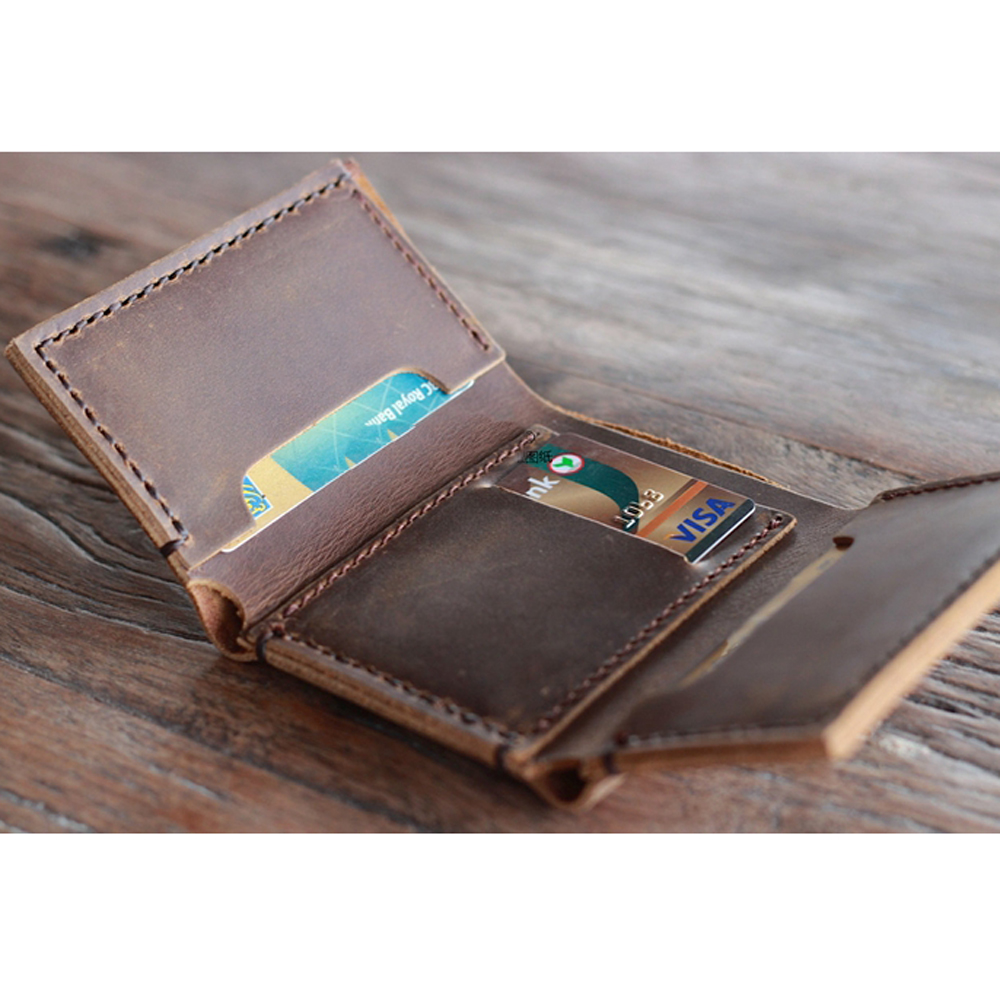 DIY Dompet Pemegang Kartu Tiga - Leatherwork Templates ulasan dan harga