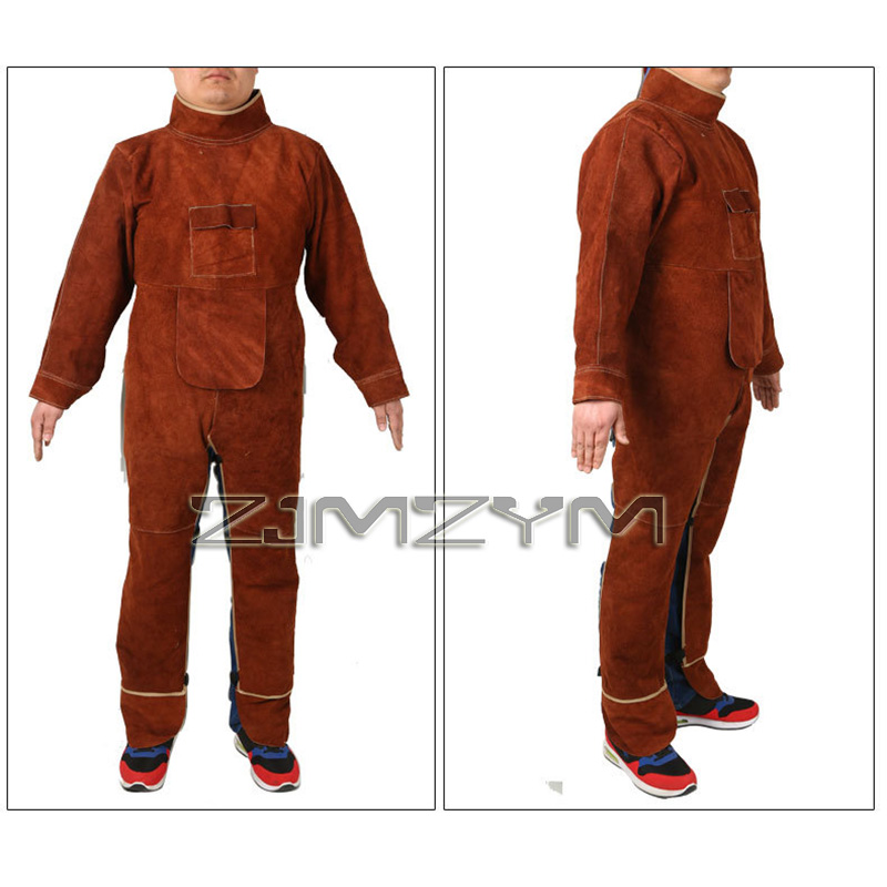 Setelan Las Kulit Sapi Pakaian - Leather Work Overalls ulasan dan harga