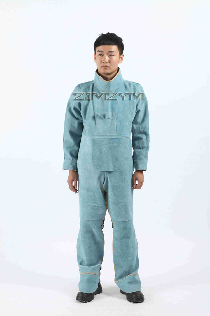 Setelan Las Kulit Sapi Pakaian - Leather Work Overalls ulasan dan harga