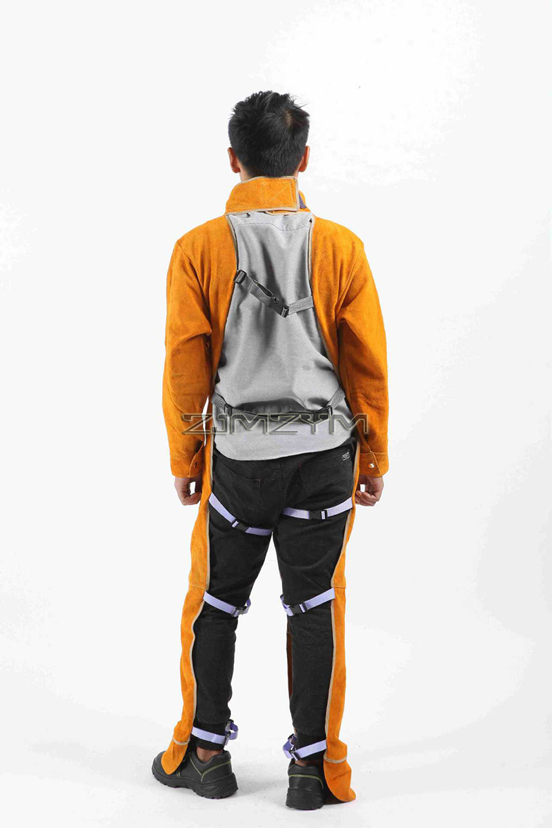 Setelan Las Kulit Sapi Pakaian - Leather Work Overalls ulasan dan harga
