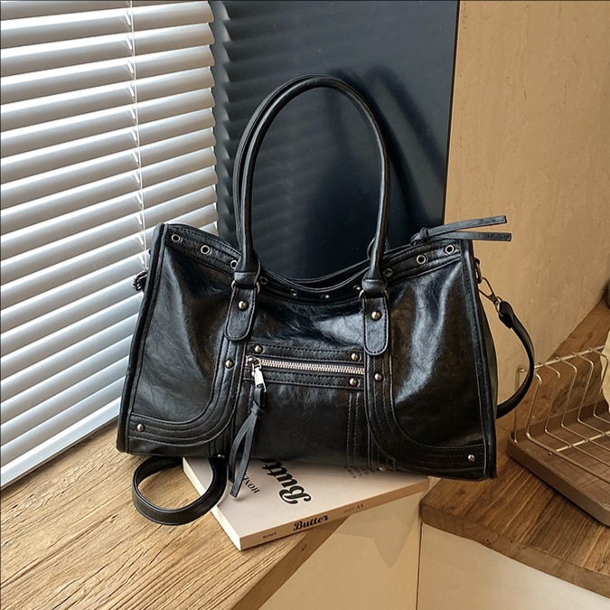 Tas Tangan Sepeda Motor Retro  - Leatherwork Workshop ulasan dan harga