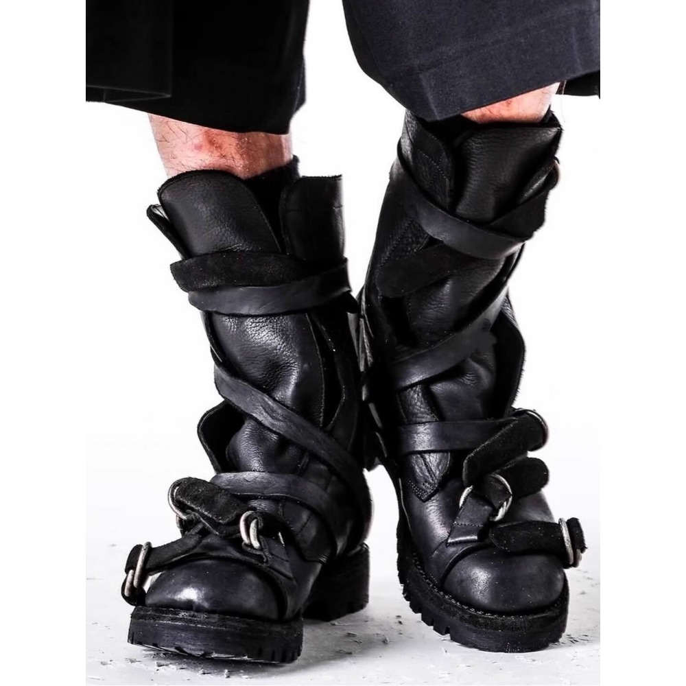 Sepatu Bot Motor Kulit Pria Se - Leatherwork Belt ulasan dan harga