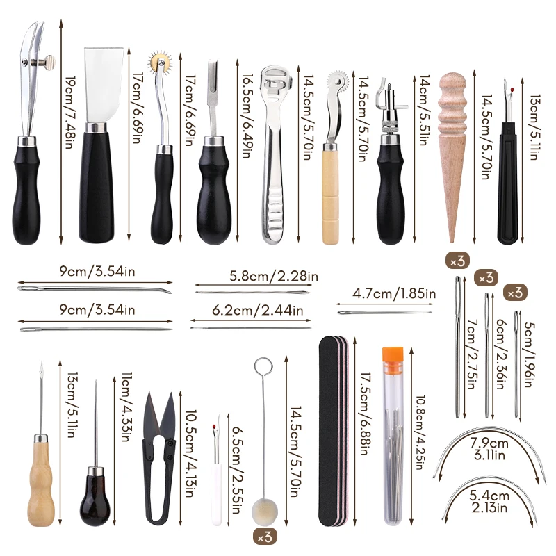 KRABALL Kit Alat Kerajinan Kul - Leatherwork Thread ulasan dan harga